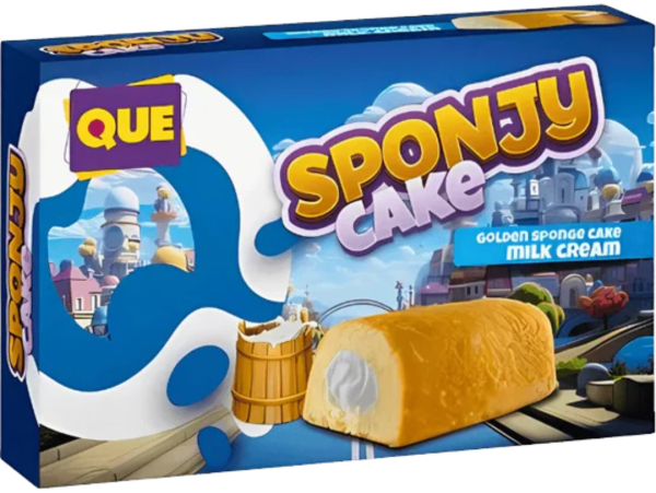 QUE SPONJY CAKE - Milk Cream 200g